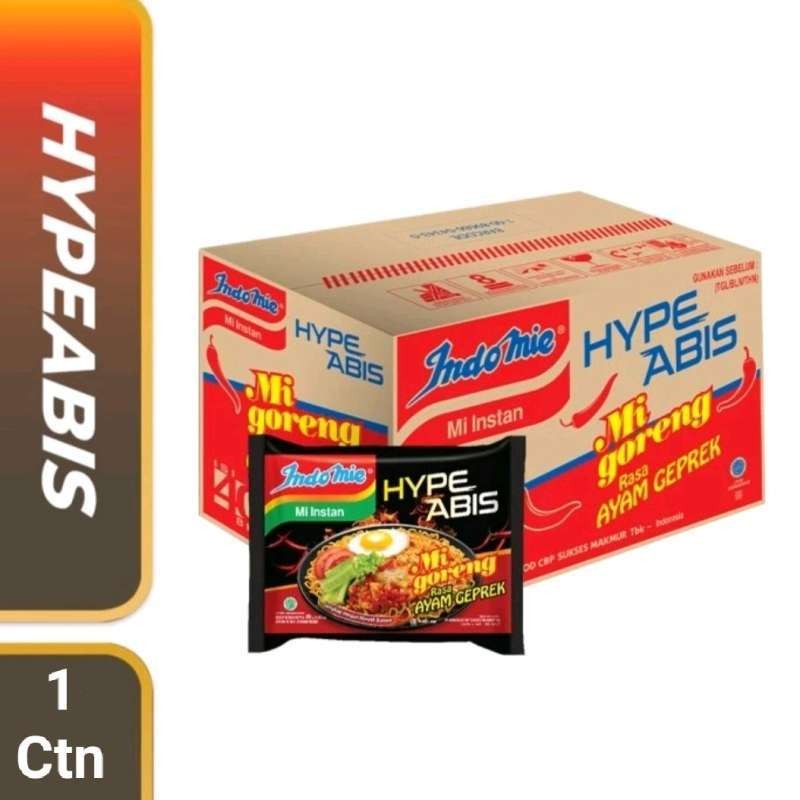 

Indomie HypeAbis Ayam Geprek 1 Karton (40 pcs)