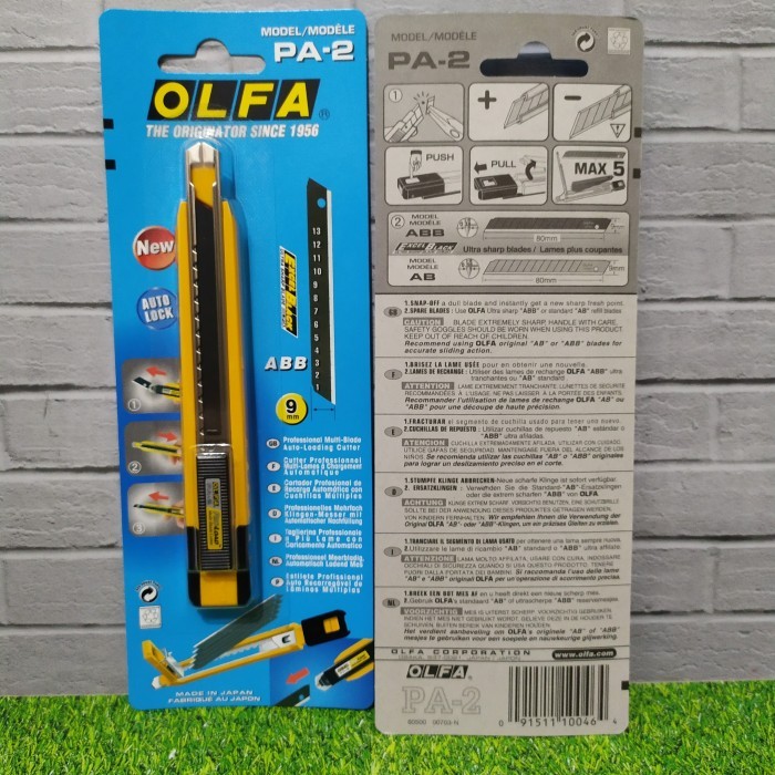 

Pisau Cutter PA-2 Olfa 9mm Snap-Off blade cutter