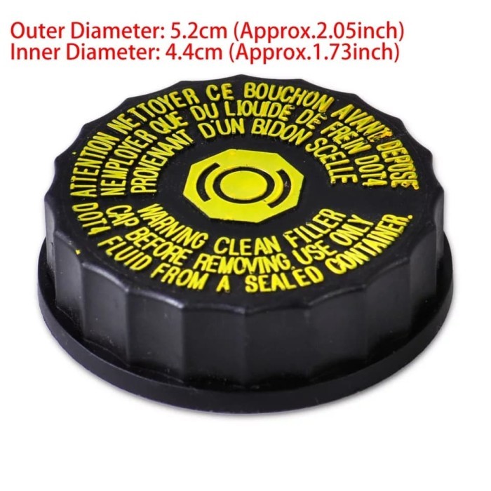 PART-- TUTUP TANGKI MINYAK REM PEUGEOT 206 306 307 308 406 407 806 TANK CAP