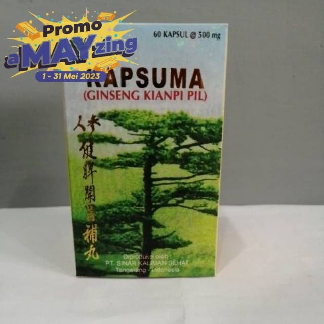 (Original BPOM) Kianpi Pil Ginseng Kapsuma #kianpi#kianpioriginal#star