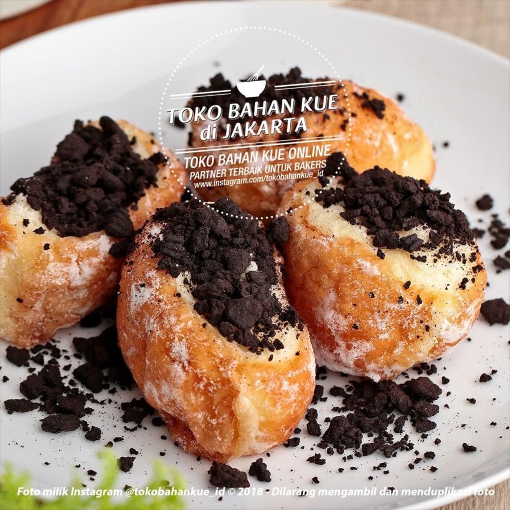 

Serena - Remahan Biskuit Black Cookie Crumb 500gr Topping Cake Kue