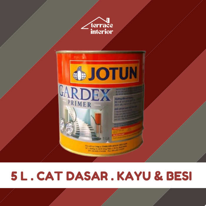 Cat Dasar Kayu & Besi  Jotun Gardex Primer 5 L