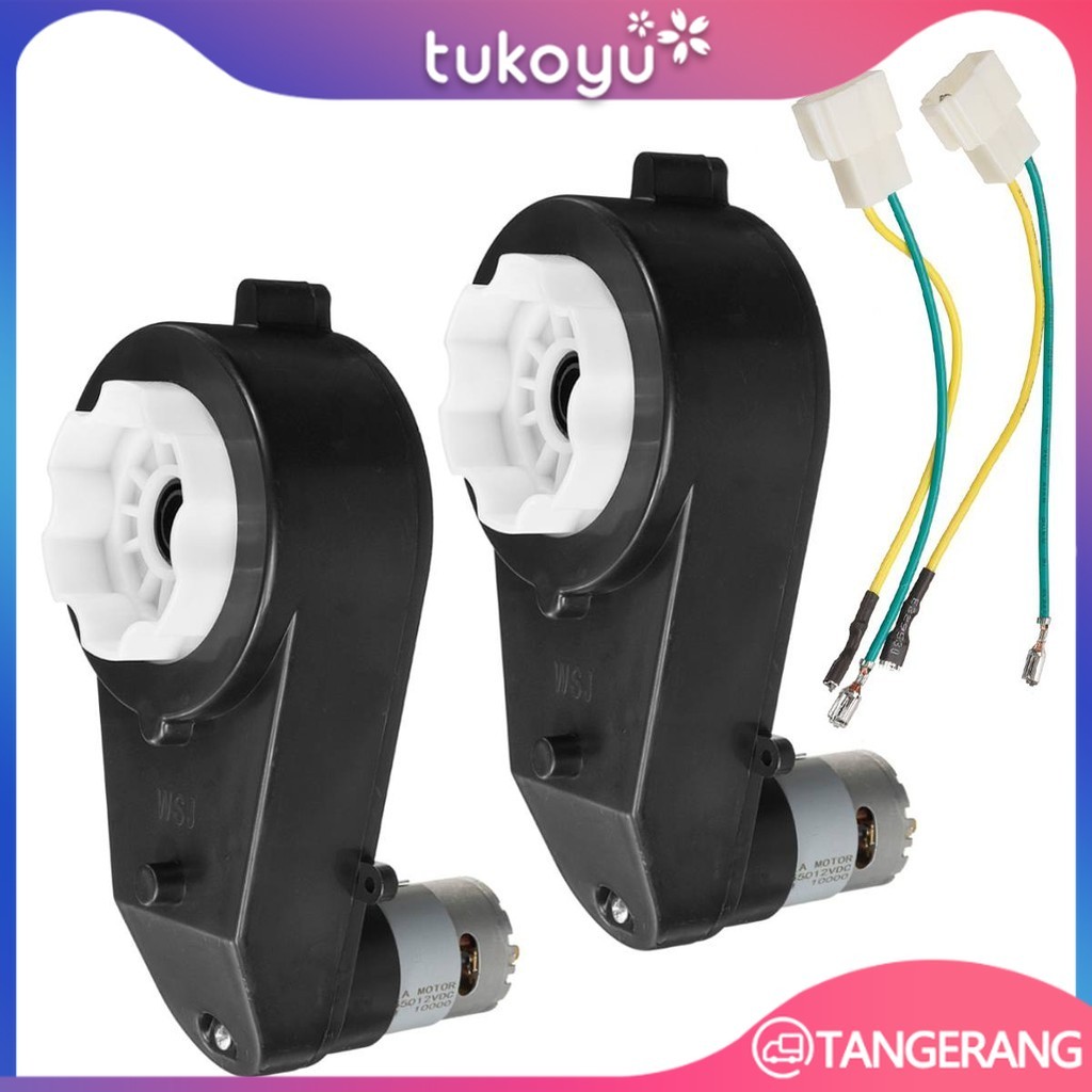 RPM 15000 Gearbox Mobil Aki 12V Tipe Besar Dinamo Mainan Anak Kuat Untuk Mobil Motor Listrik