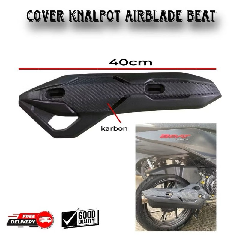 Tutup Knalpot Beat Airblade Cover knalpot beat Airblade trinity variasi