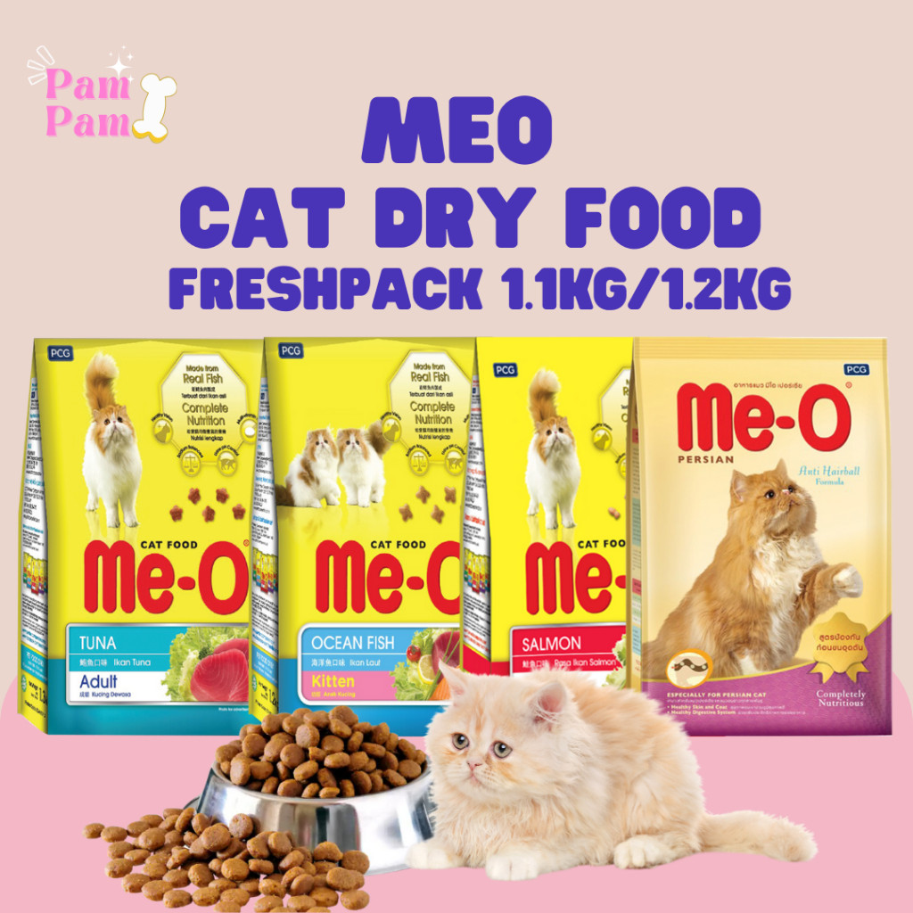 Meo 1.1kg Freshpack Makanan Kucing Kering Meo 1.1kg Kitten Adult Persian