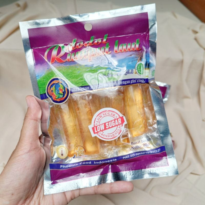 

terlaris Dodol Rumput Laut Low Sugar 90gr Asli Lombok