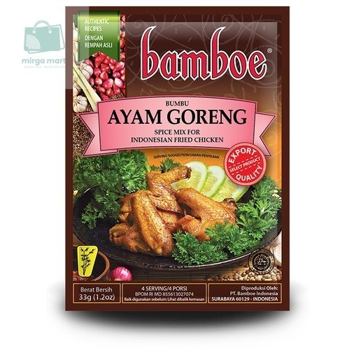 

Bumbu Bamboe Ayam Goreng mirga mart