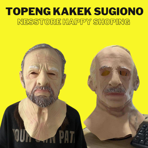 Topeng Kakek Sugiono Grandfather Latex
