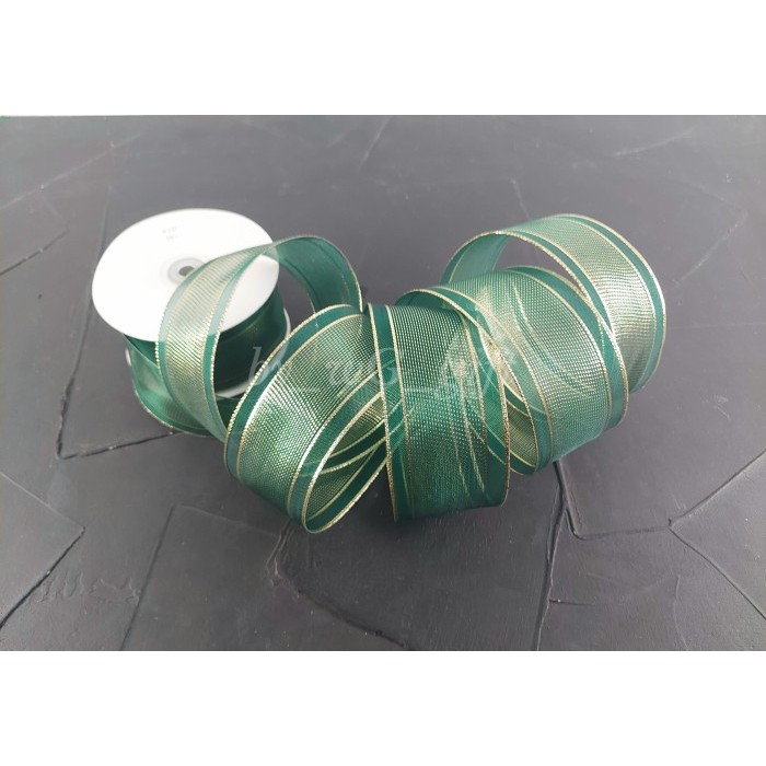 

Pita Hijau Tengah Jala; Lebar 6.3 cm; Panjang 25 Yard