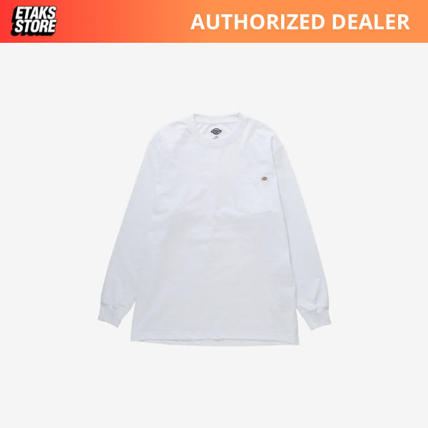 Dickies Heavy Weight Pocket Longsleeve Tee White