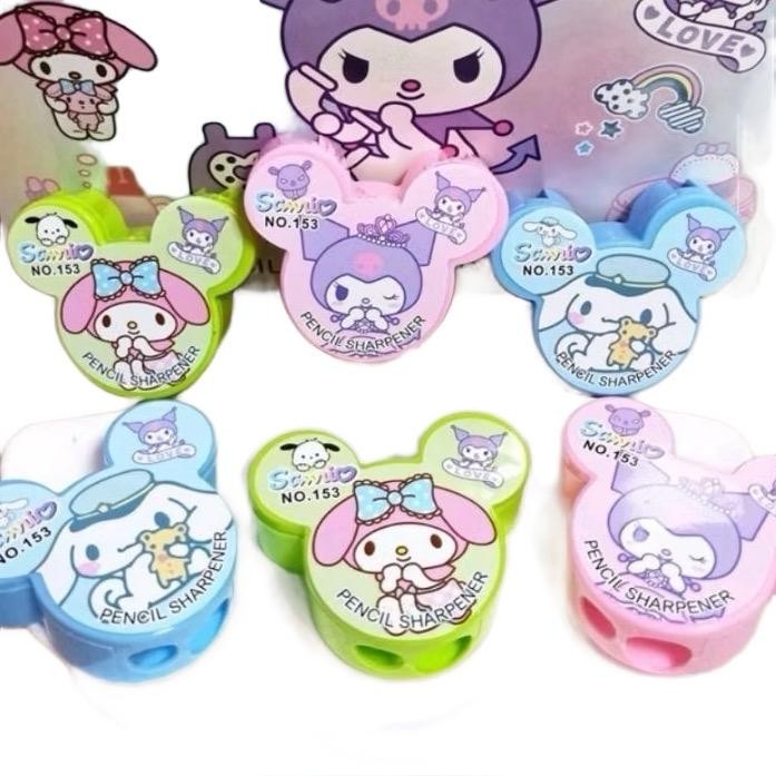 

[AB] Alat Raut Pensil Kayu Tajam SERUTAN PENSIL Kurumi CINNAMOROL Melodi / RAUTAN PENSIL Anak Sekolah Alat Tulis PAUD TK SD Pensil Warna 2 UKURAN