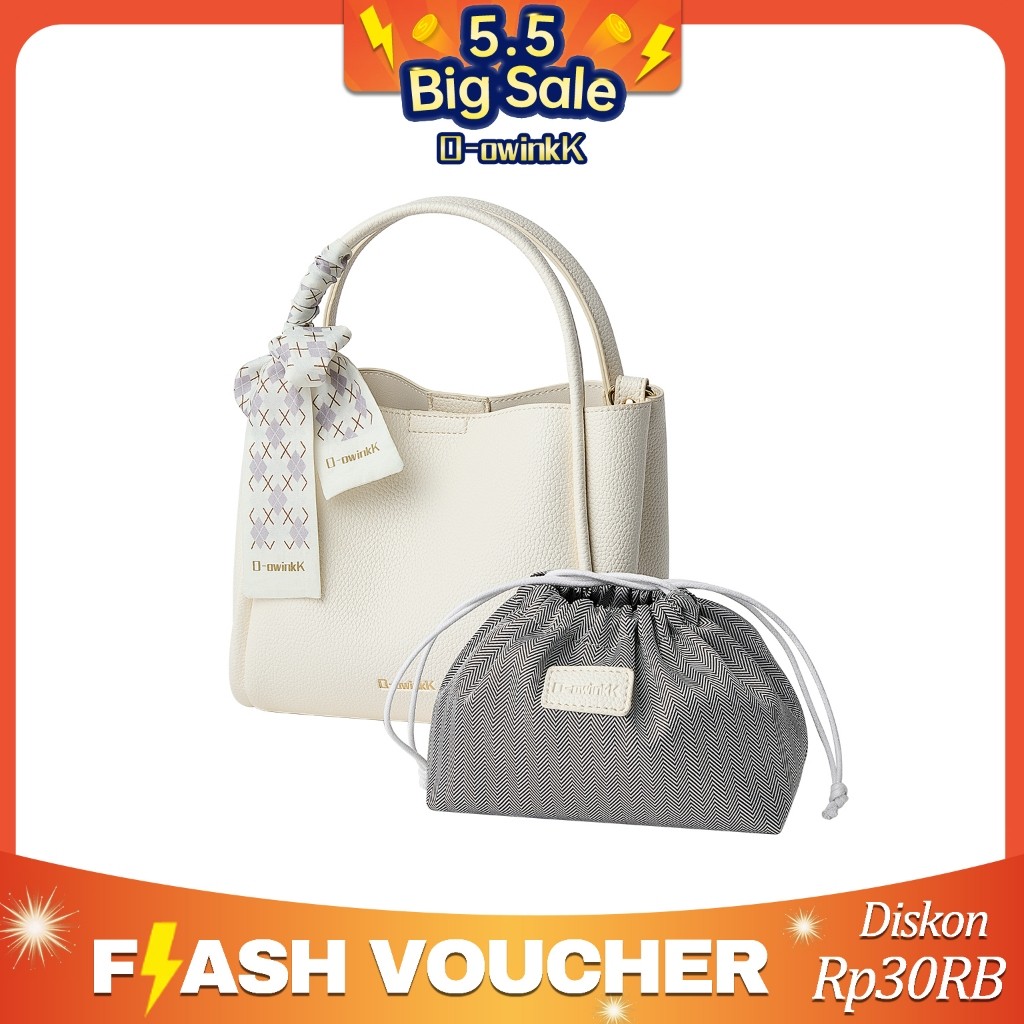 FLASH SALE/ O-owinkK Dumpling Bag Shoulder Bag Crossbag Handle Bag Tas Selempang Wanita Sling Bag Ba