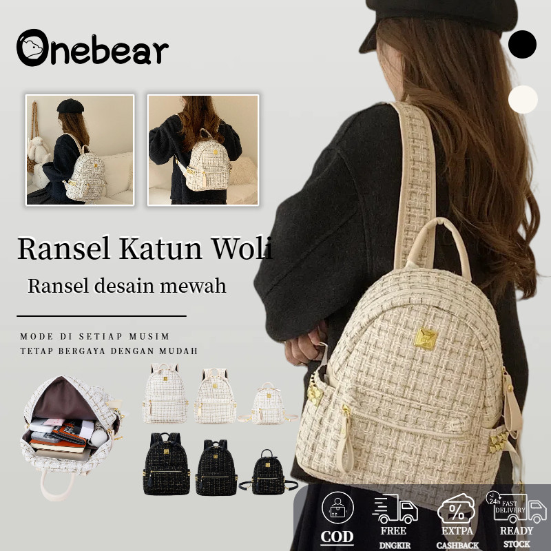 FLASH SALE/ Onebear ransel mini import tas import korea ransel tas ransel mini wanita import fashion