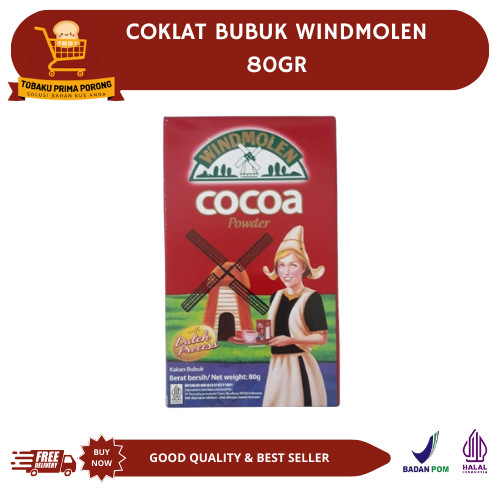 

COCOA POWDER WINDMOLEN 80GR