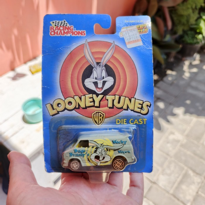 Racing Champions LOONEY TUNES 2000 Street Wheels Bugs Bunny 1975 Chevy Van Rare VHTF Miniatur Mainan