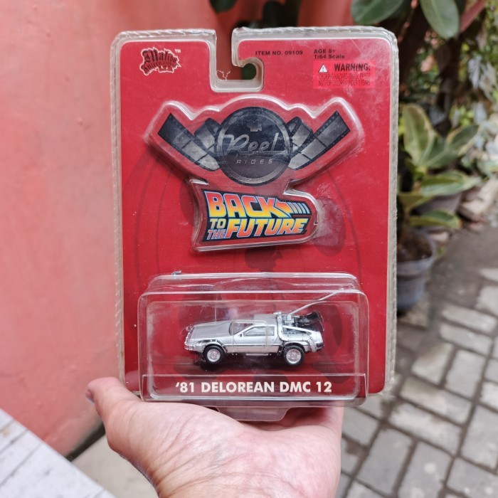 1/64 Reel Rides Back to the Future 1981 Delorean DMC-12 time machine Malibu International Rare VHTF 