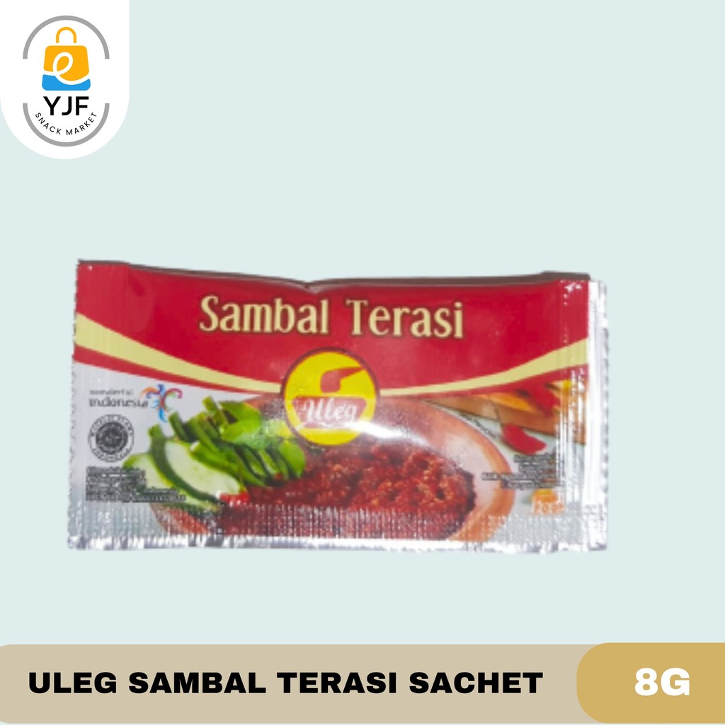 

Uleg Sambal Terasi Sachet 8g 1 Pcs Kemasan Kecil