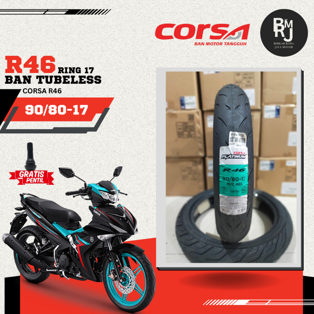 BAN CORSA R46 Ring 17 TUBELESS PLATINUM SOFT COMPOUND
