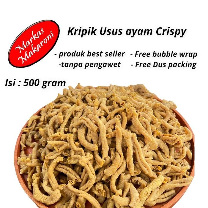 

B ss KERIPIK USUS CRISPY ANEKA RASA 500 GRAM Food Snack - ORIGINAL