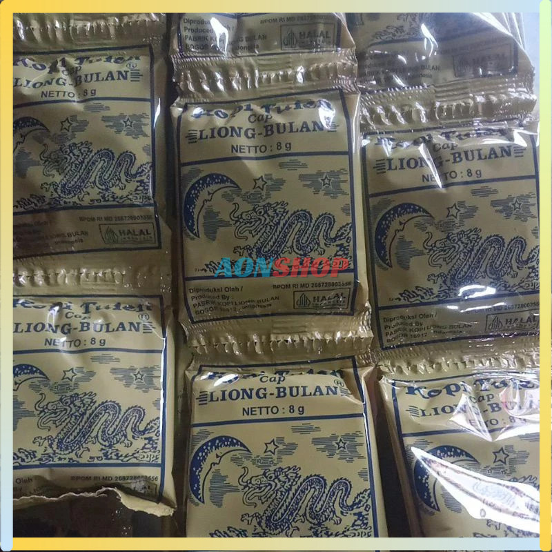 

[AS] KOPI LIONG BULAN TANPA GULA 1 sachet @8gr