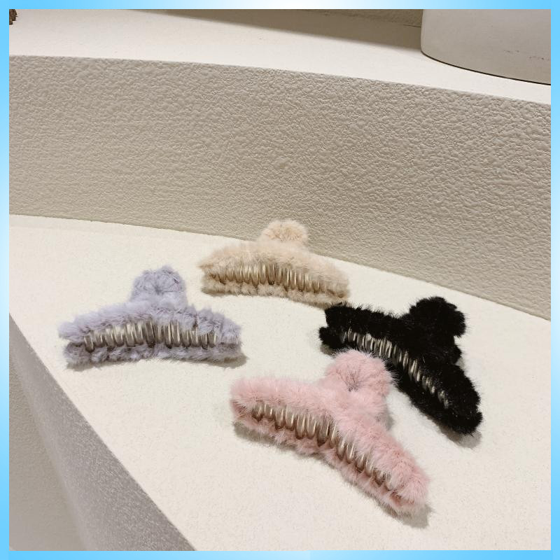 Jedai Rambut Bulu Korea Jepitan Aksesoris Rambut Wanita Dewasa