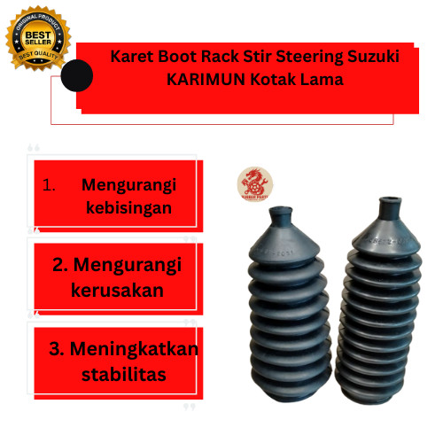 KARET STIR RACK STIR STEERING RACK END GRAND MAX - LUXIO