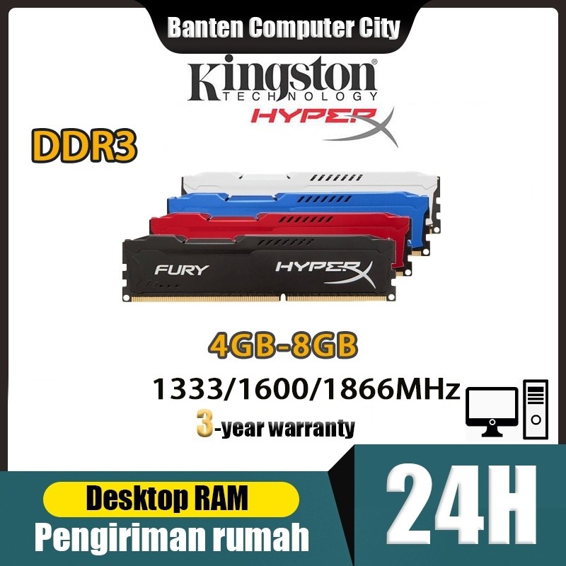 Dektop RAM DDR3 4GB 8GB Kingston Hyperx Desktop RAM DDR3 1.5V 1333 1600 1866MHZ DIMM memory for PC