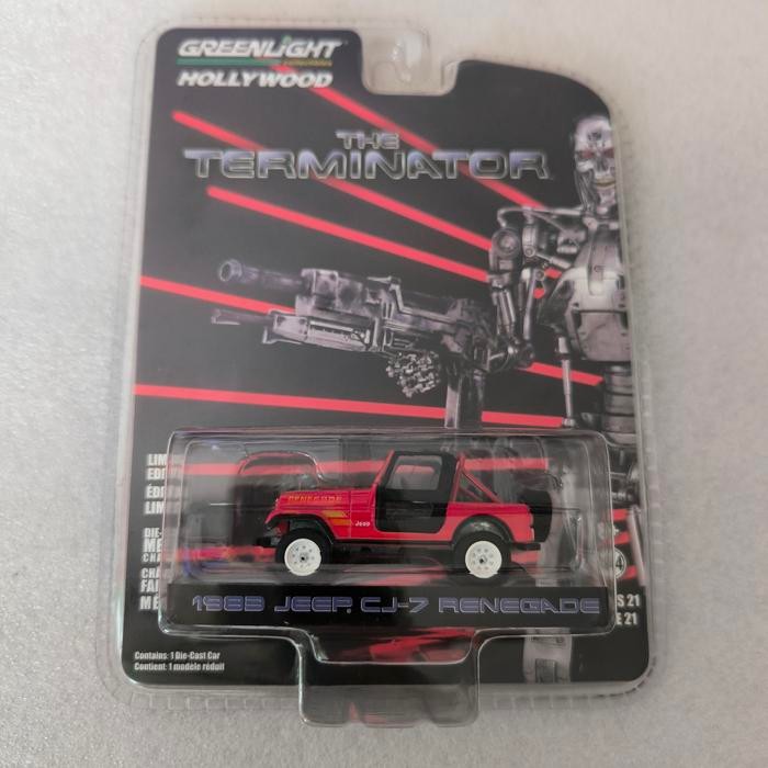 GREENLIGHT HOLLYWOOD THE TERMINATOR 1984 - 1983 JEEP CJ-7 RENEGADE
