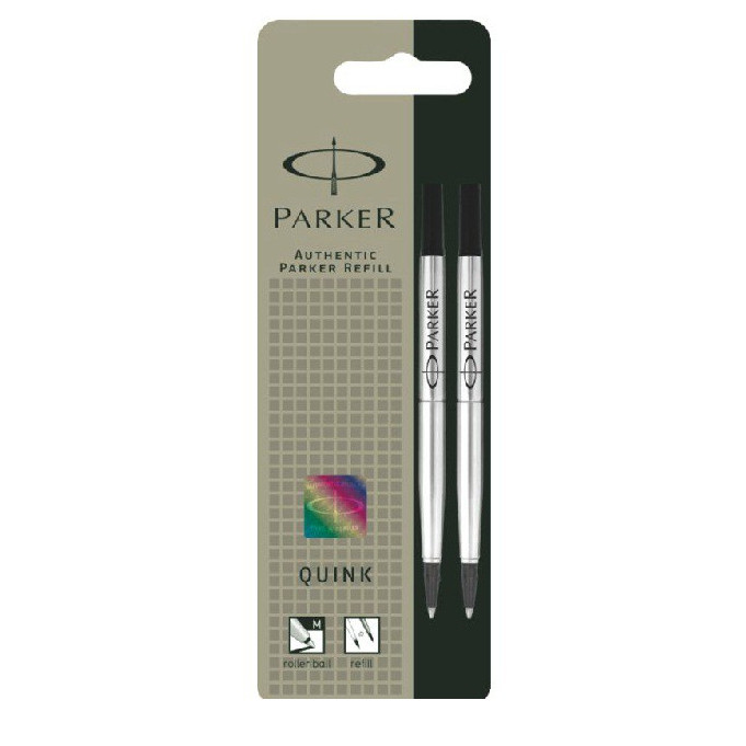 

Gramedia Surabaya Manyar - Parker Refill Rollerball Black M+1 (isi 2) 8017113