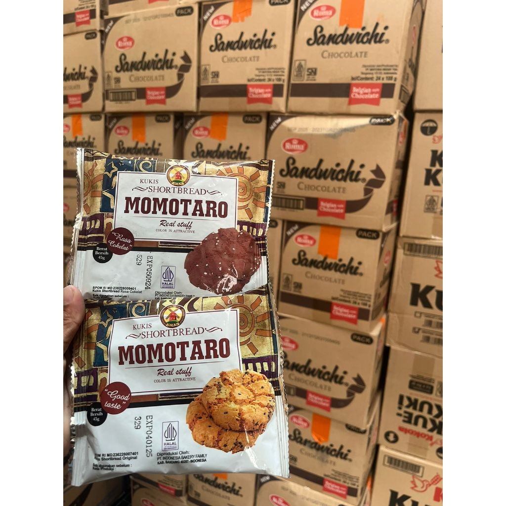 

JAMIN MURAH !!!MOMOTARO cookies 45 gram 1 dus isi 60 pcs(BISA LANGSUNG ORDER)