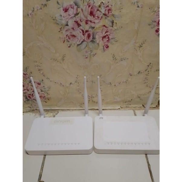 ZTE V3 F609 GPON ONT Random Port Biru Hijau