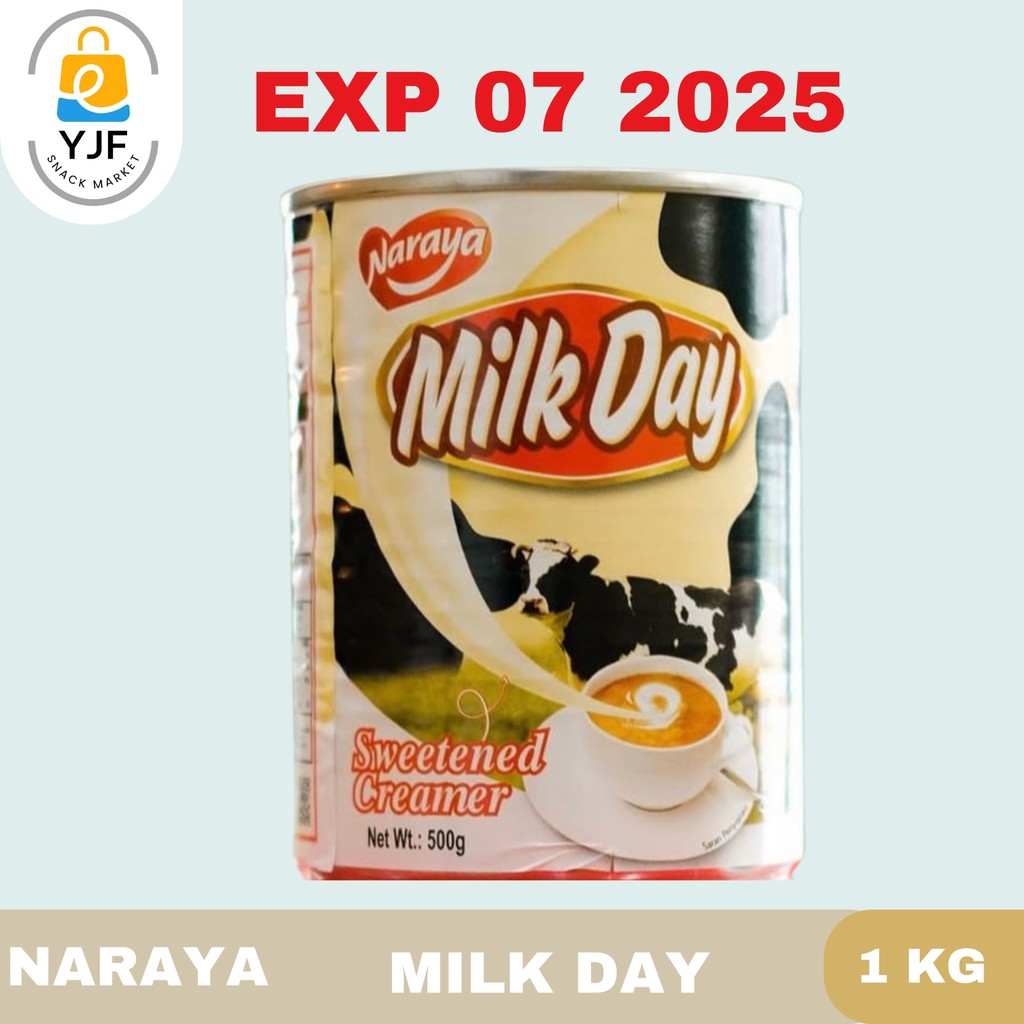 

Naraya Milk Day Krimer Kental Manis / Creamer / Susu / Sweetened 500g Exp 07-2025