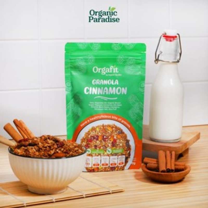 

Premium Granola Cinnamon 50 gram / Granola rasa Cinnamon 50 gram Organic Paradise