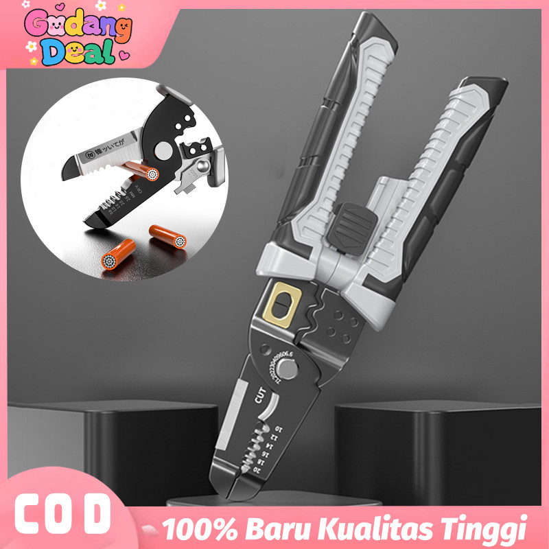 Tang Pemotong Kabel Multifungsi Tang Kawat Potong Alat Pemotong Kawat Tang Tukang Listrik