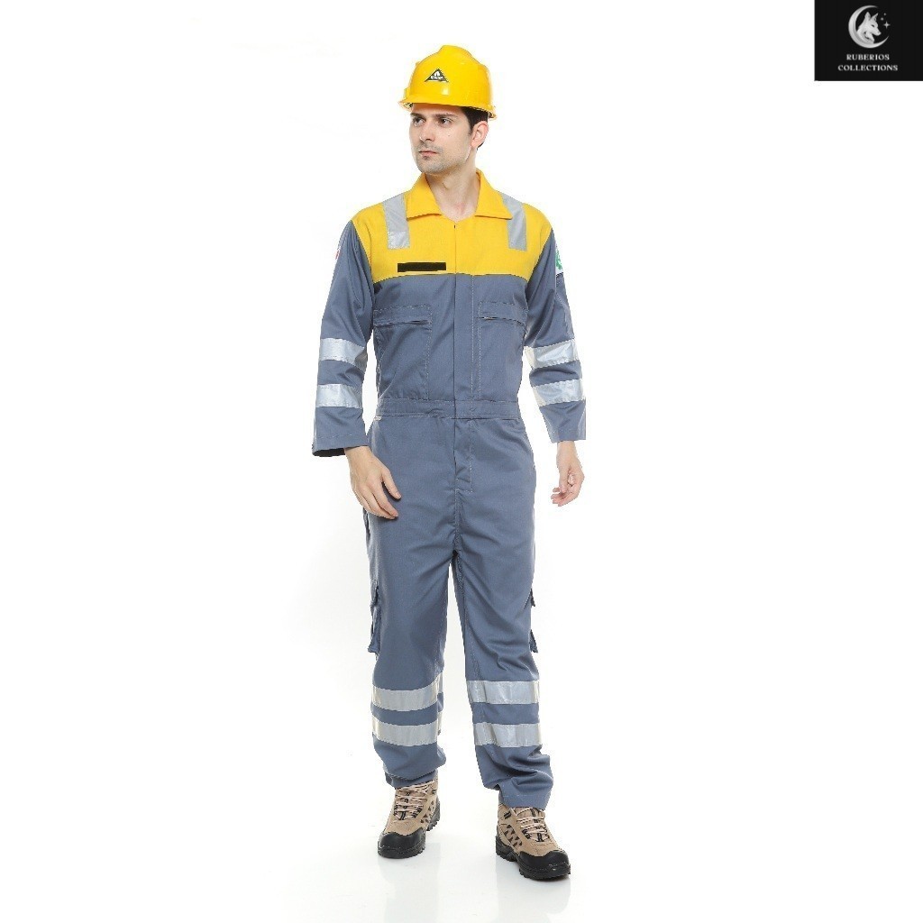 RAUNG - Setelan Wearpack / Setelan Pakaian Safety - YKK zipper + 3M Skotlite