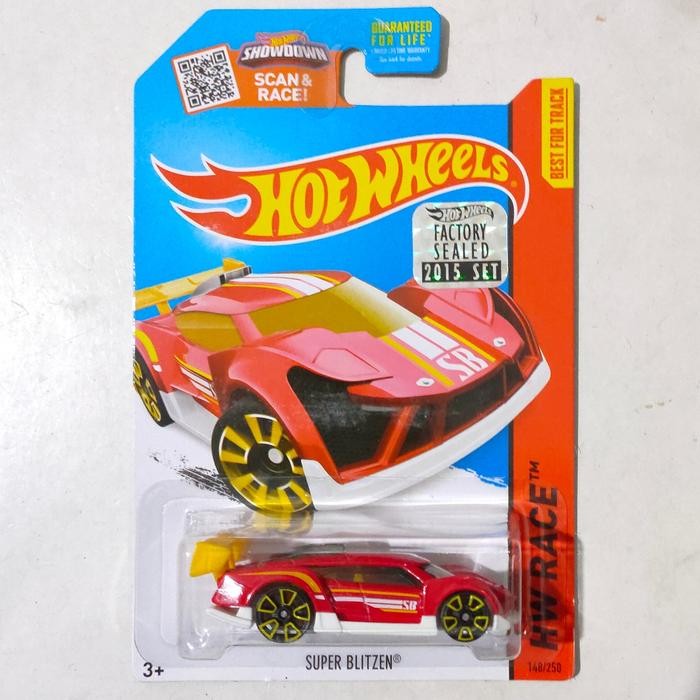 TR99 Hotwheels Hot Wheels Super Blitzen merah Factory Sealed 2015 HW Race