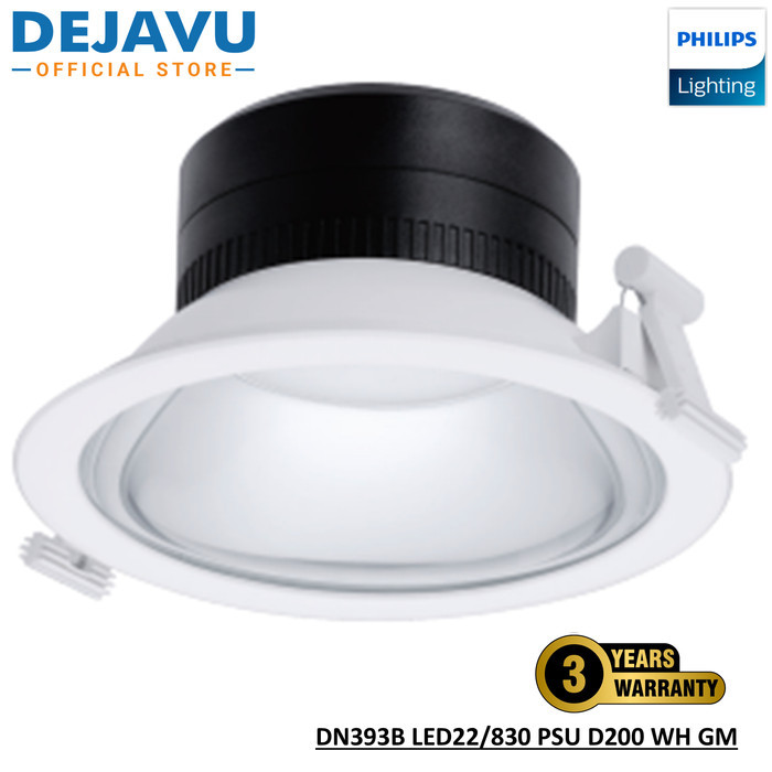 Lampu Downlight Philips DN393B LED22/830 PSU D200 WH GM - Led IP20