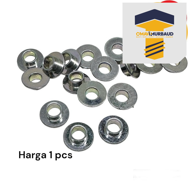 RING BODI M6 BAUT 10 BOS RING TOPI PENDEK ORI