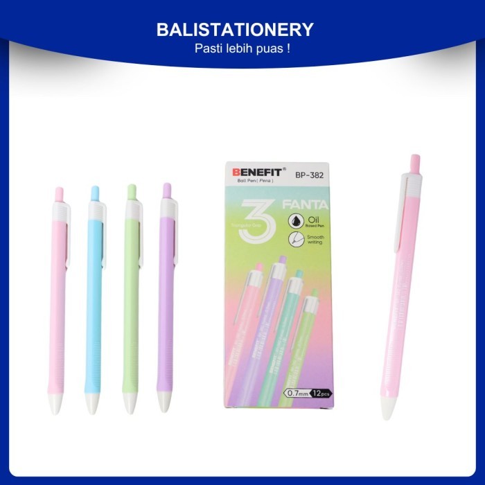 

Bolpoin Pena Pulpen Pen Benefit BP-382 Fanta 0.7mm