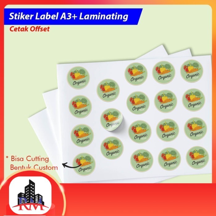 

Stiker Label Kemasan / Cetak Stiker Kromo / Stiker Chromo Laminating - Laminating Doff