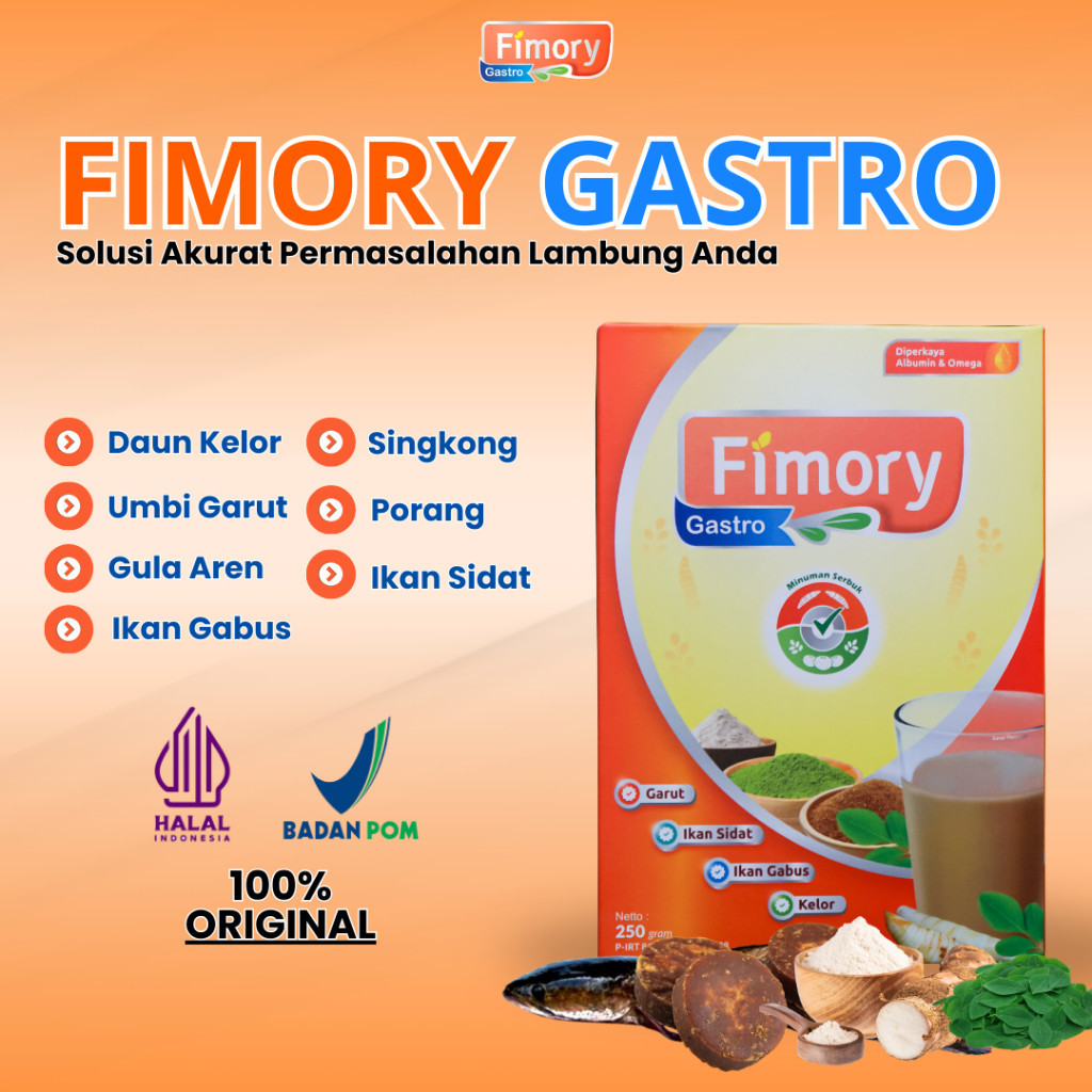 

Fimory Gastro - Minuman Sehat Atasi Asam Lambung | ORIGINAL BPOM