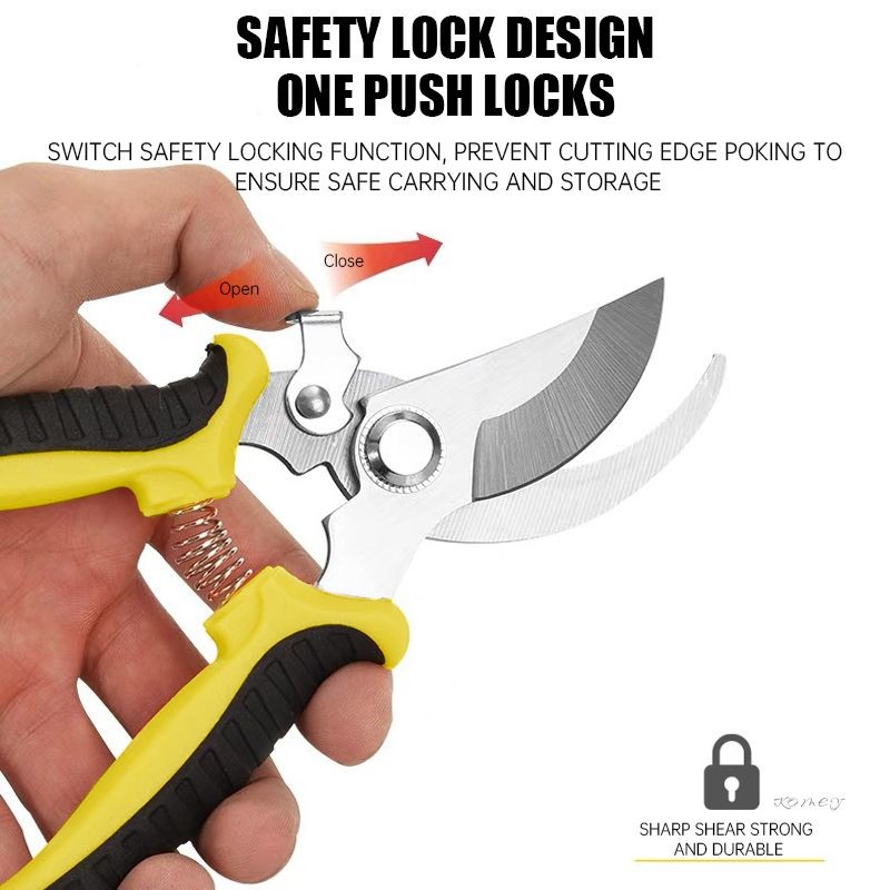 

Gunting Pemangkas Stainless Steel Gunting Cabang Berkebun Gunting Bunga /komey