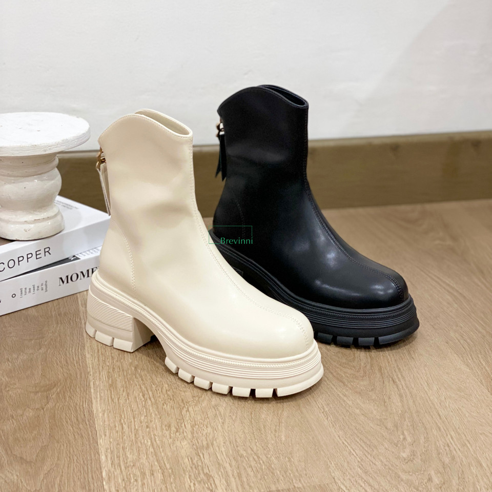 Brevinni Avery Boots || Sepatu Boots Wanita Premium Quality || Boots Korea || Boots Chunky || Boots 