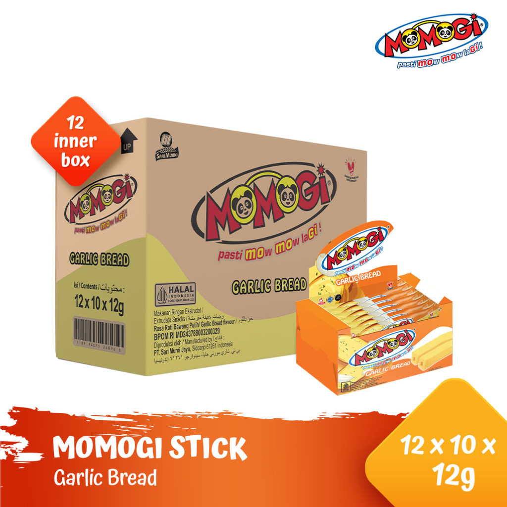 

Momogi Stick Garlic Bread 12gr (1 Karton @ 12 Box)