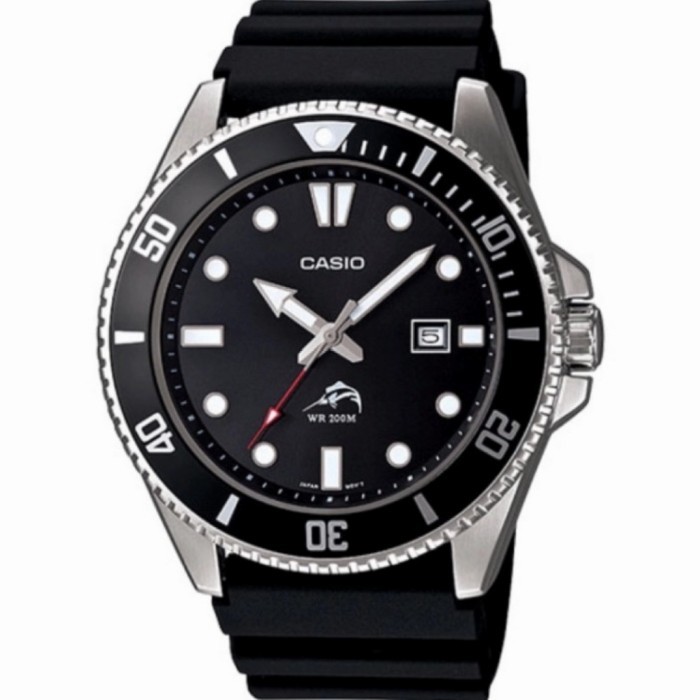 BEST SELLER Casio Original Diver Marlin Duro MDV-106-1AV Jam Original Casio - Hitam