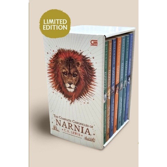 BEST SELLER - Box Set Narnia (Isi Box: Keponakan Penyihir; Sang Singa, San