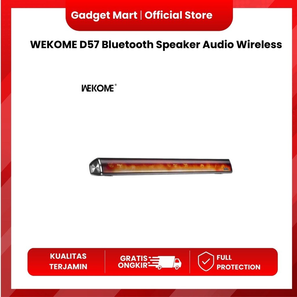 WEKOME D57 Bluetooth Speaker Audio Wireless - Garansi Resmi