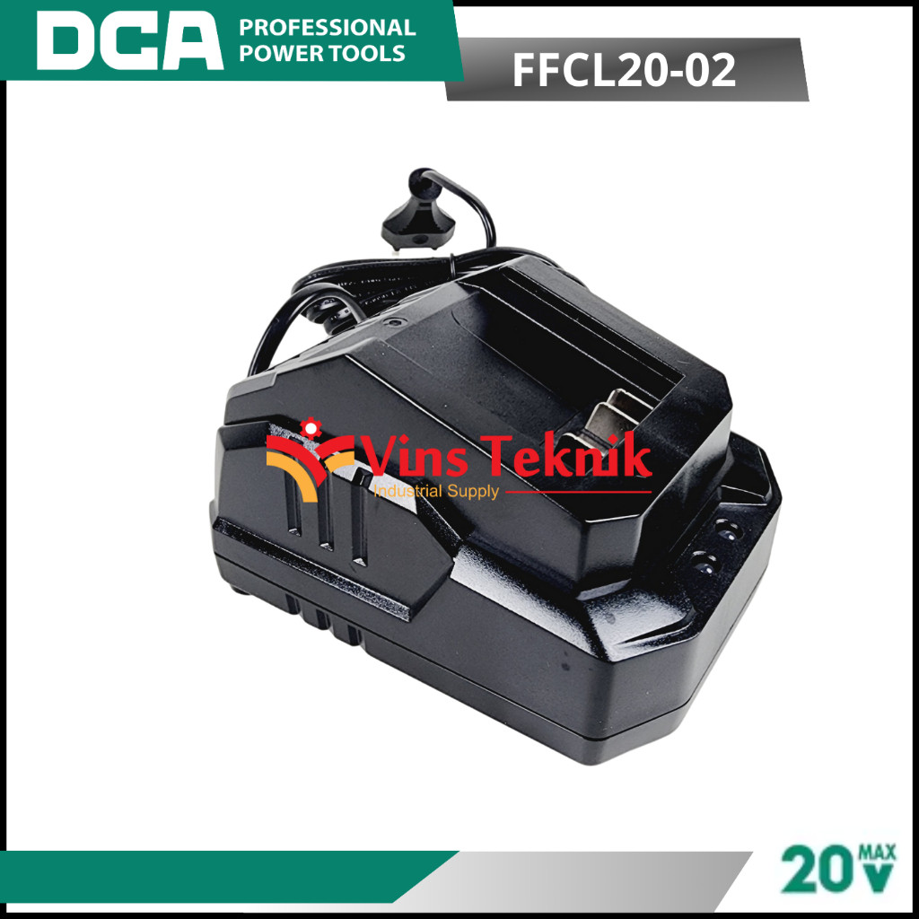 Charger Cordless Baterai 20V DCA FFCL20-02 Charger Battery