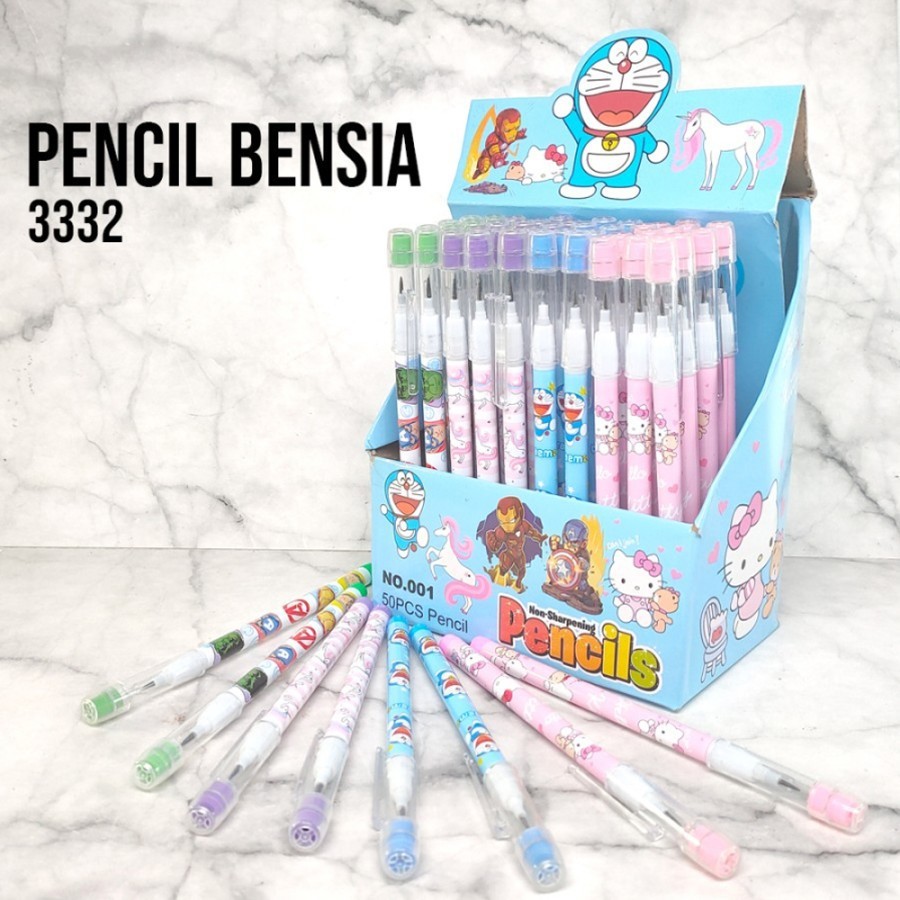 

Pensil Bensia dengan Penghapus Pensil Sambung Susun 1Pcs saja