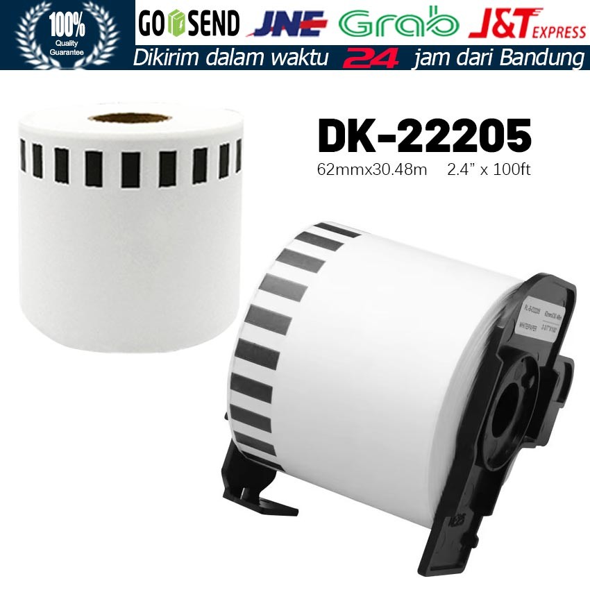 

REFILL Etiket Label Thermal DK-22205 / LABEL DK 22205 REFILL SIZE 62mmX30m DK22205